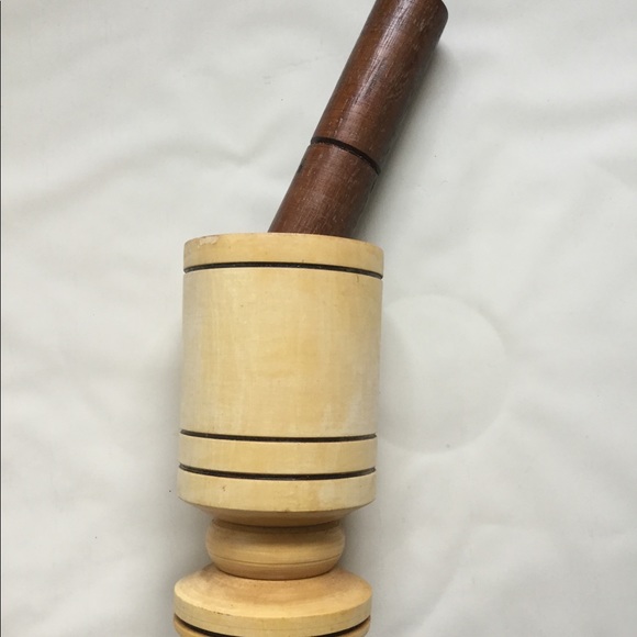 South West Africa WOOD MORTAR & PESTLE Hand Made❤️ - Picture 4 of 8